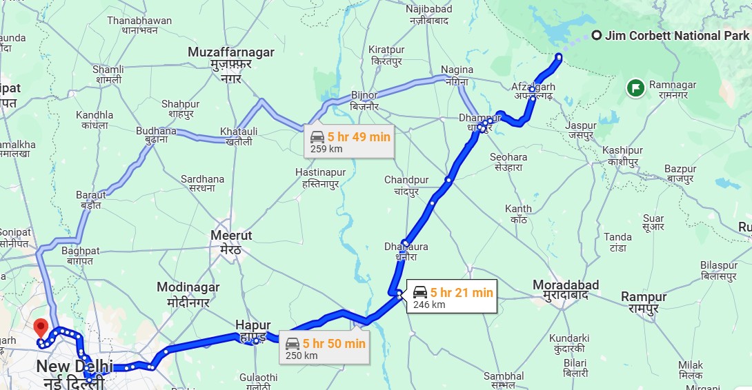 corbett tour